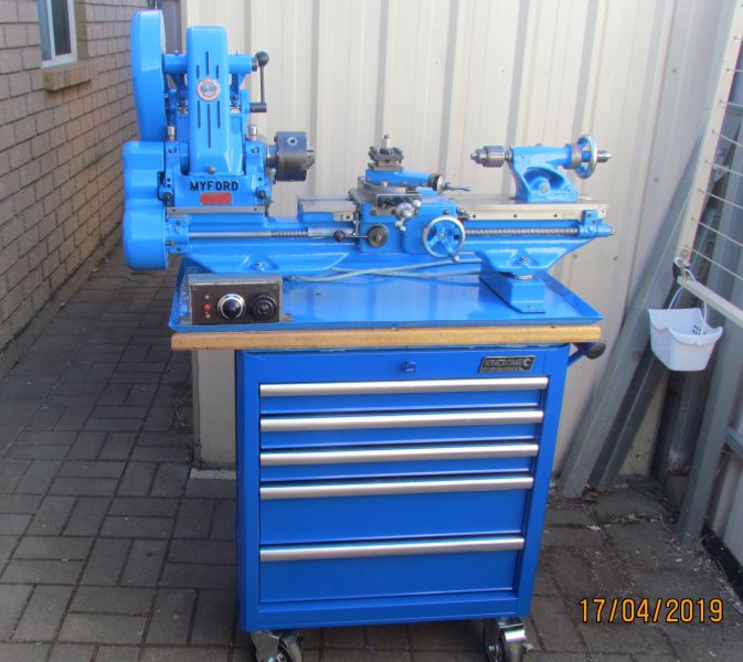 Husky Toolbox As Lathe Stand Home Model Engine Machinist